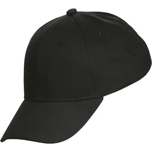 Clifford 6 Panel Cap Black